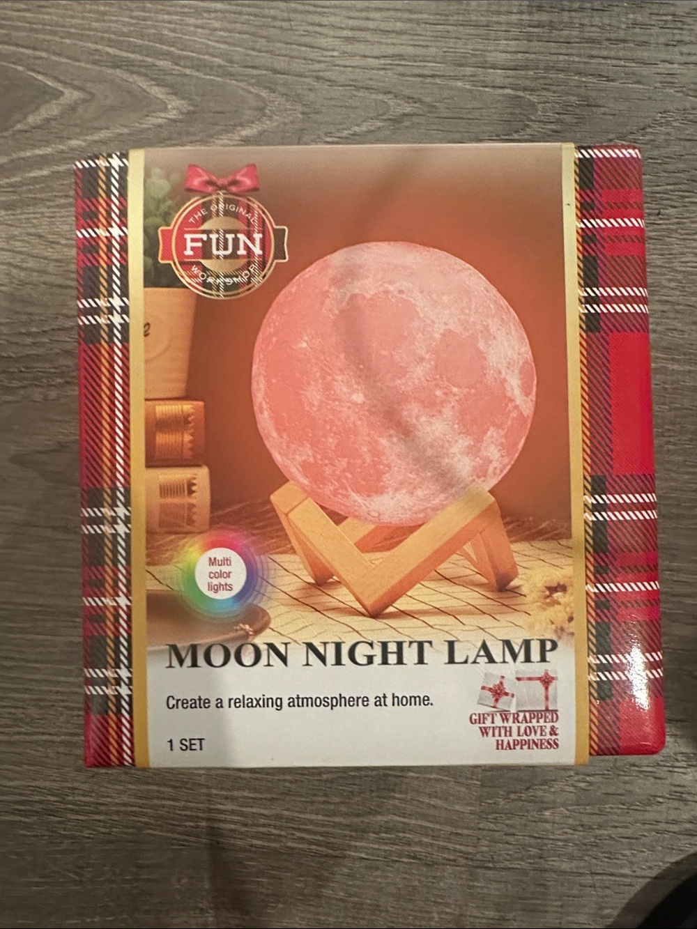 Moon Night Lamp - Pink Moon LED Night Light